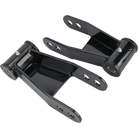 Kit de manille de chute, abaissement noir de haute précision, remplacement durable de 2 pièces pour camions Chevy C10 1973-1987 (1/5)
