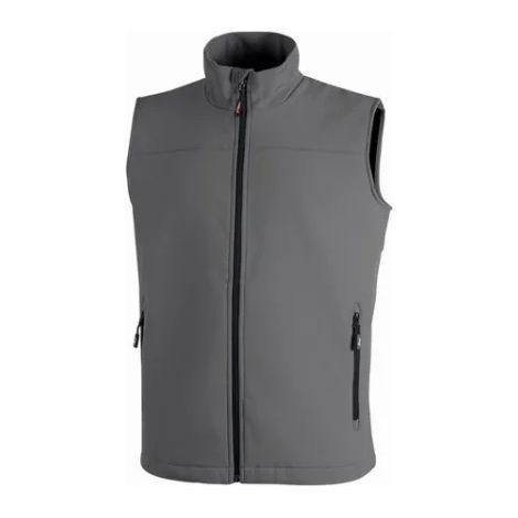 Giacca da lavoro senza maniche DUBLINO - Grigio metallo Set da 10 - L