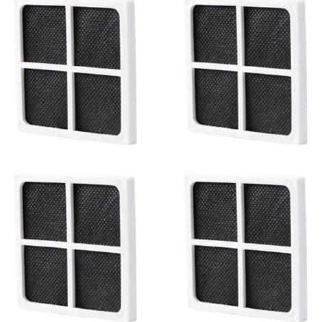 4-teiliges Ersatzteilset für Kühlschrank-Luftreiniger, kompatibel mit LG LT120F, Kenmore Elite 469918, 9,2 x 9,2 x 0,8 cm, ersetzt ADQ73214402 (1/4)