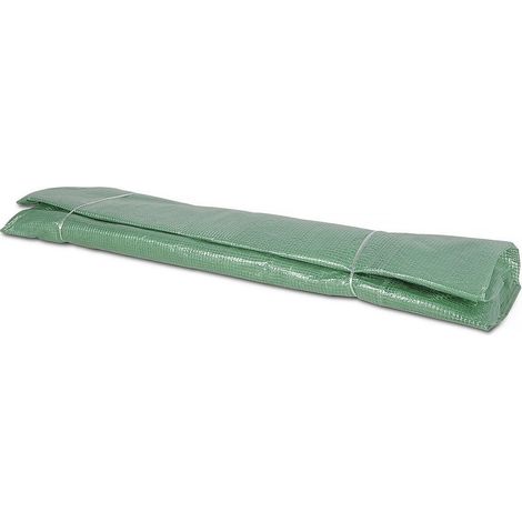 Bâche pour serre tunnel de jardin "Lys" - 18 m² - 130g - Vert