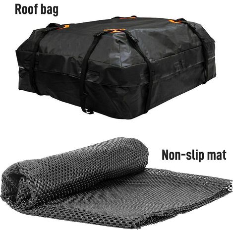 Sac de toit étanche pour voiture, sac de rangement pour bagages, cube de voyage +matA (1/3)