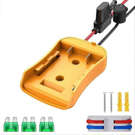 Adaptateur pour roue électrique compatible avec les batteries à 20 cellules, avec fusible, borniers, etc. (1/5)