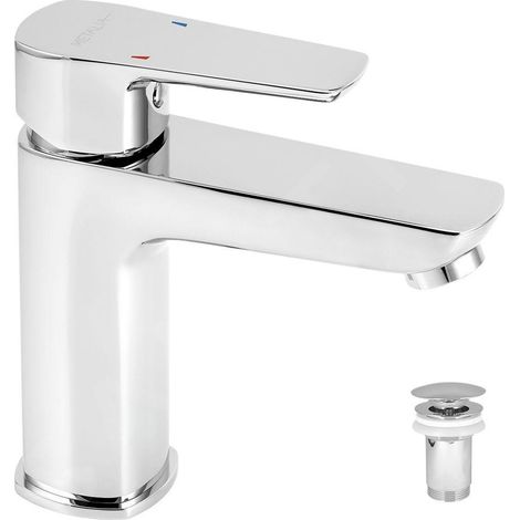 NOVASERVIS METALIA 58 - MITIGEUR DE LAVABO AVEC VIDAGE, CHROME 58003,0 (1/5)