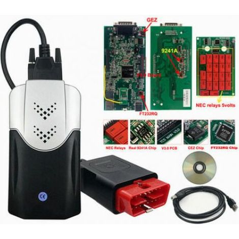 Outil De Diagnostic Automobile OBD2 - Interface De Communication Bluetooth - Compatible Avec Plus De 4000 Modèles De Véhicules - Version 3.0 - Unité DS150E ×1 (1/4)