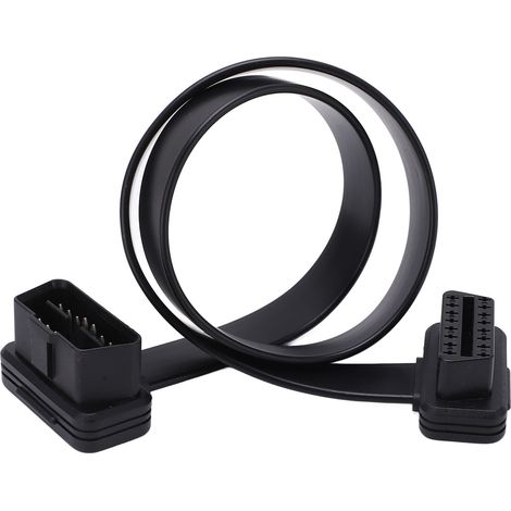 OBDII-Verlängerungskabel mit 16-poligem Stecker auf Buchse, Kfz-Diagnosekabel für OBD2-Scanner-Codeleser, 1 m / 3,3 ft.