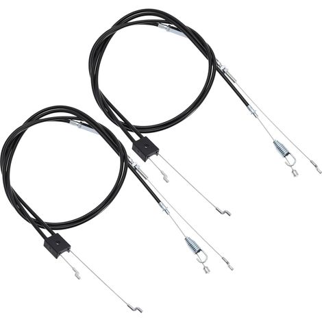 Câble d'accélérateur et Câble d'embrayage pour Tondeuse à Gazon Compatible avec Tondeuses à Gazon Câble de Traction Commande Longueur 1515mm et 1320mm (1/5)