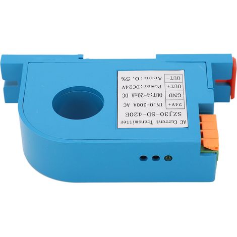 Transmetteur de courant alternatif monophasé 4-20 mA, transformateur de courant à sortie CC pour commande par automate programmable (1/5)