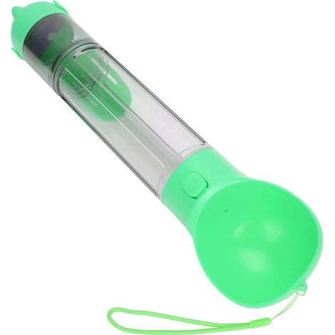 Bouteille d'eau pour chien 500 ml, gobelet, gamelle, pelle, sac poubelle, accessoires pour animaux de compagnie, vert (1/5)