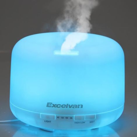 Excelvan 500ml Humidificateur Ultrason- Diffuseur (1/2)