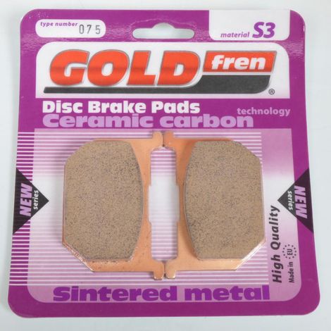 bremsbelag gold fren für motorrad suzuki 850 gs 1982 bis 1985