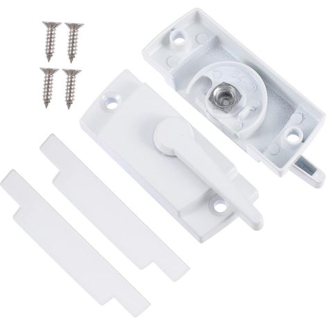 2ensembles Cadenas Crescent De Zinc Pour Portes Et Fenêtres Coulissantes De Verrous Durables Pour Sécurité à Domicile Hôpitaux Et Écoles