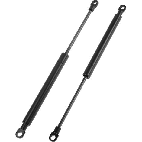 Lot 2 vérins gaz 300 mm - 150 N/15 kg - acier carbone noir - boîte outils voiture camping-car, couvercle boîte rangement, couvercle (1/5)