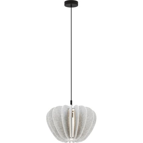 Maytoni Cambio Plafonnier suspendu moderne noir 1xE27 abat-jour argenté