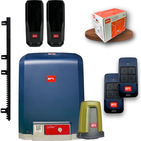 Kit DEIMOS BT ULTRA B400 Motorisation coulissant BFT + crémaillère