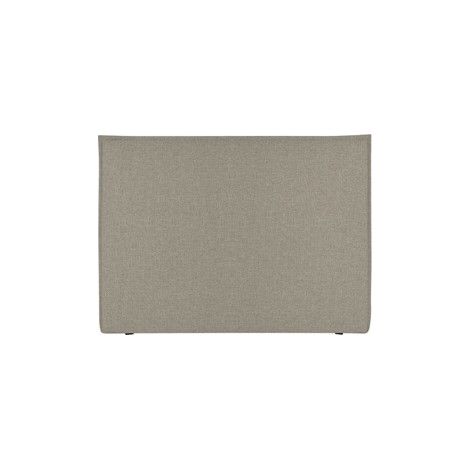 Tête de lit rembourrée Epeda DOUCEUR GREGE 140 x 120 cm beige crème amande tissu capitonnage