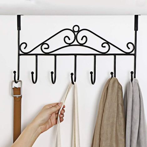 Hintertürhaken – Garderobenhaken fürs Badezimmer – Moderne Hintertürhakenleisten – Handtuchhalter (1/4)