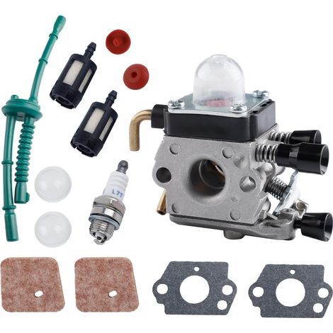 E-RFSEY Komplettes Vergaser-Reparaturset kompatibel mit STIHL FS45C/FS45L/FS55C/FS55T/FC55/KM55R/HL45 - 13 Hochleistungs-Vergaser-Ersatzteile (einfache Montage) (1/5)