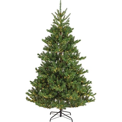 Albero di natale "Alba" con Led  in PE Effetto Real Touch + PVC Altissima qualità -240 cm (1/5)