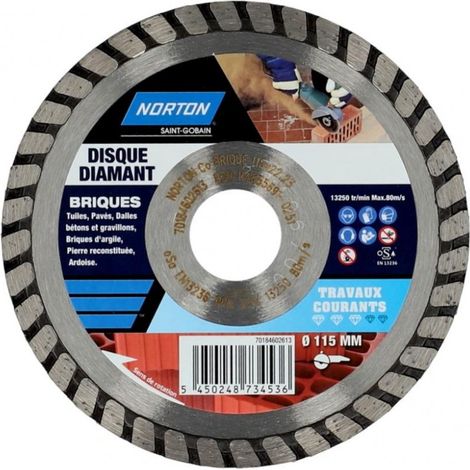 Disco Diamante 115 Lavori Comuni Mattoni - Norton