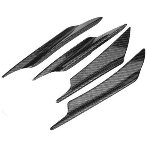 Déflecteur de pare-chocs pour modèles réduits de voitures, lot de 4, en plastique ABS de qualité supérieure, ailerons séparateurs robustes et décoratifs, fabrication exquise (1/5)