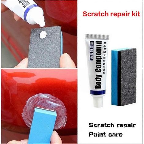 Pâte à polir pour carrosserie, idéale pour éliminer les rayures et entretenir la peinture.
