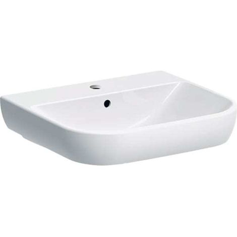 Geberit Smyle Waschtisch 500227, 55x48cm, mit Hahnloch und