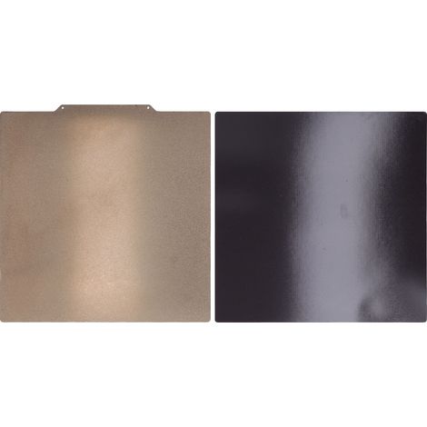 Plaque en acier à ressort flexible 310x310mm, surface PEI magnétique pour lit d'impression 3D (1/5)