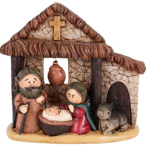 Kleine Weihnachtskrippe, 15 cm
