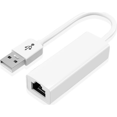Adaptateur USB Ethernet,Réseau Adaptateur USB 2.0 to 10/100 Mbps Ethernet LAN Network Adapter Laptop,PC,USB vers Ethernet rj45 Compatible avec Windows 7-10,Vista/XP,Mac OS X,OS X et Linux (1/5)