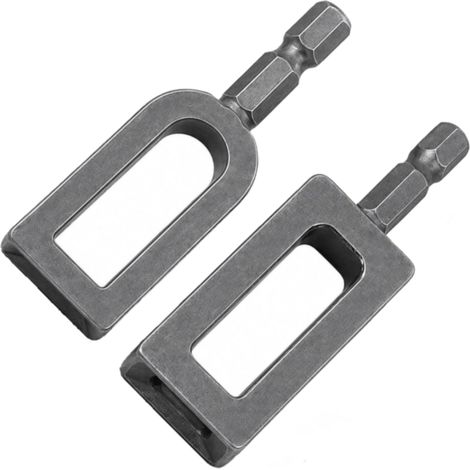 Twisting Pliers Set 2 Pieces – 1/4 Inch Hex Shank Drill Driver – Compatible 9 11 Gauge Wire Fence Repair Rebar Tie Agriculture Gardening Construction (1/5)