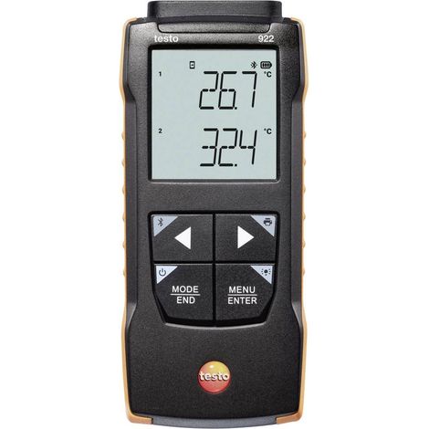 Testo 922 Termómetro 2 vías negro con aplicación