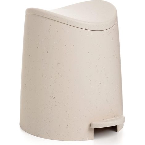 Poubelle Salle Bain 3 L à Pédale, Nettoyage Facile, Modèle Standard (1/5)