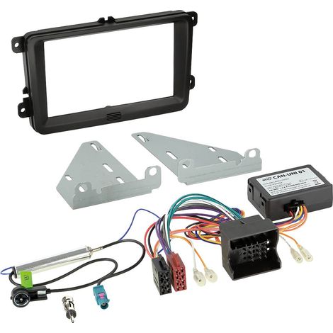 ACV 621320-30-01 Cache autoradio double DIN adapté pour (marque automobile): Seat, Skoda, Volkswagen