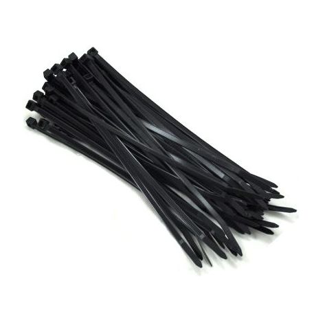 Cinta adhesiva UV para cables, 2,5 x 100 mm - 100 unidades, color negro (1/5)