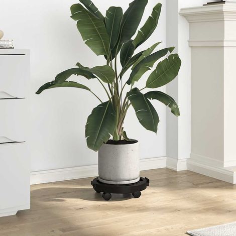 Chariot à plantes, 30 cm de diamètre, noir, 170 kg (1/5)