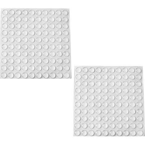 Almohadillas de goma transparentes para pies, 200 unidades, antideslizantes y reductoras de ruido, topes protectores de goma para puertas, ventanas, armarios, cajones y ordenadores portátiles.