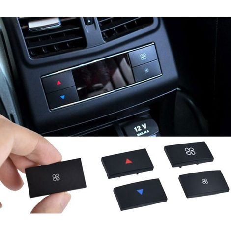 1 piece Specification: No. 1 Color: Black Material: ABS Car rear air conditioning switch button 204830 (1/4)