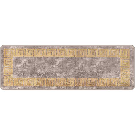 Pasillo de alfombra MARSA Gris 50 x 150 cm Poliéster y PVC vidaXL