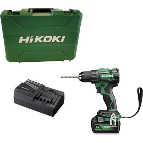 Hikoki – Perceuse à percussion 18V 70Nm avec batterie 5Ah – Moteur Brushless – Système RFC pour sécurité maximale – Lumière LED (1/5)