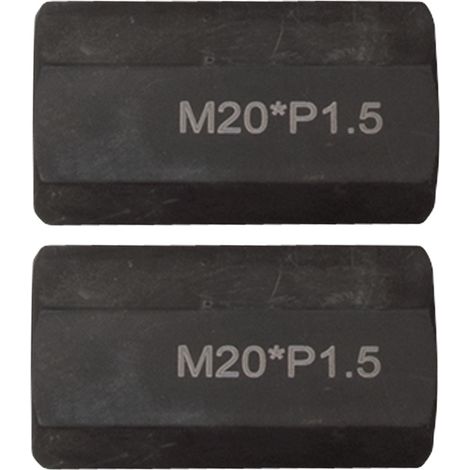 KS TOOLS 460.1775 Gewindeadapter-Satz M20x1,5x65mm, 2-tlg. (1/2)