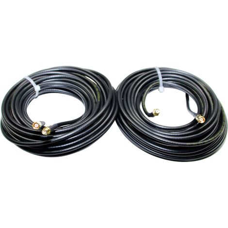 Wittenberg Antennen LTE, UMTS Mobilfunk 2 x 3m Duo SMA Stecker auf SMA Buchse K-103071 SMA-Adapter
