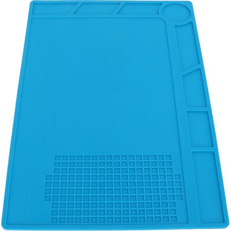 Tapis de protection silicone haute température S120B, plan de travail étanche anti-rayures, établi de bricolage résistant à la chaleur, surface réparable, 1 pièce. (1/5)