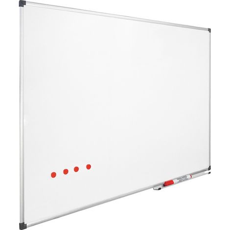 Pizarra blanca 100x100 cm - Magnética (1/4)
