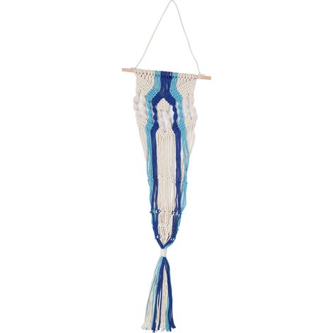 Hamac suspendu en corde de coton mélangé tissée pour chat, panier suspendu, balancelle pour petit animal de compagnie C-4 (1/5)