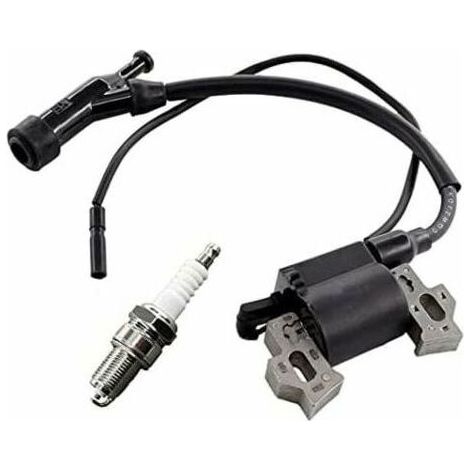 Ensemble comprenant une bobine d'allumage et une bougie d'allumage pour le groupe électrogène Berlan BSTE3000 2800 W / 6,5 CV et le Scheppach SG3000. (1/4)