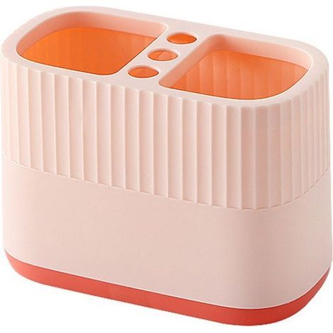 Pot à crayons pour bureau, pot à crayons, boîte de rangement pour papeterie de bureau, organisateur de pinceaux de maquillage pour (1/5)