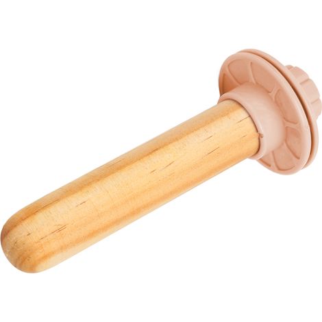 Perchoir en bois rose pour cage à oiseaux, jouet à mâcher pour perroquets, calopsittes, inséparables et perruches ondulées. (1/5)
