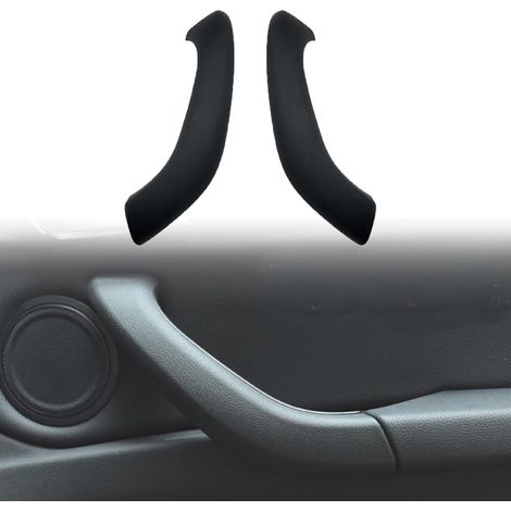 2 Pièces Couvre-poignée de porte, Plastique ABS Noir, Remplacement pour B-MW X1 X2 F48 F49 F39 2016-2020 (1/5)
