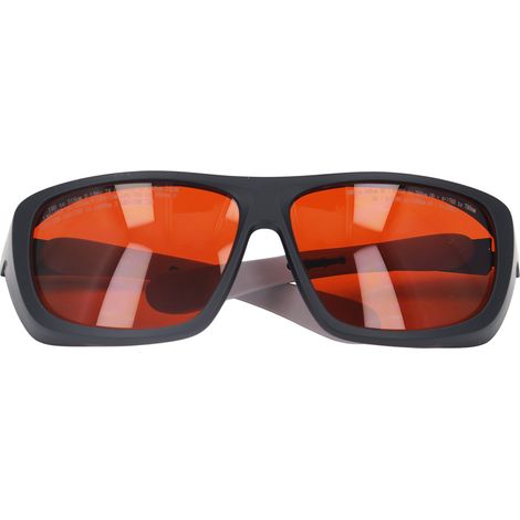 Lunettes de protection laser 180-540nm 750-1100nm, réponse rapide, verres PC, anti-lumière bleue, pour laboratoire, industrie, noir (1/5)