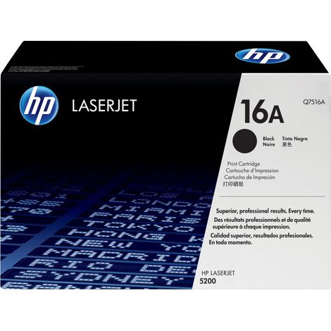 HP 16A Black Original LaserJet Toner Cartridge Cartuccia Toner 1 pz (1/4)